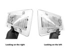 Pair Of 2 Photoblocker-tm Translucent Plate Cover