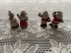Vintage 2 Pairs Of Santas Salt   Pepper Shakers Made In Japan Euc Free Shipping