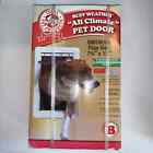 Ideal Pet Products Ruff Weather All Climate Medium Pet Door  7 25 x 13  Flap