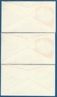 Greenland Scott 48-52 Blocks First Day Covers Set Of Three 1963
