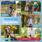 Cup Holder For Walker  Stroller Cup Holder Attachment With Phone Holder   Wheelc