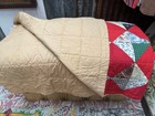 Vintage 89 By 84 Full Size Hand Sewn Patchwork Quilt