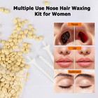 Nose And Ear Hair Waxing Kit - Hair Removal Set For Men And Women With 50g Wax B