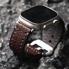 Apple Watch Band Genuine Leather Premium Business Strap Handmade Ultra S9