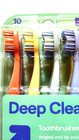 Up up Deep Clean Toothbrushes 10 Pack Soft Nylon Bristles Change Color With Use
