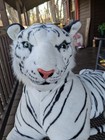 Melissa   Doug Giant Siberian White Tiger Lifelike Stuffed Animal