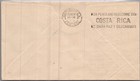 Honduras 1943 Cachet Pictorial First Flight Taca Cover Addr Costa Rica Postmark