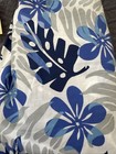 Pottery Barn Pb Kids Twin Flat Sheet Camouflage Blue Tropical Leaf Cotton New