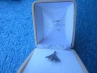 Air France Concorde Airplane Silver Tone Lapel Pin Badge New In Case See Photo