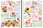 Graphic45 Season To Celebrate Rub-on Transfer Set  2  Sheets Scrapbooking