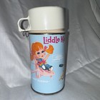 Vintage 1968 Liddle Kiddles Metal Lunch Box Thermos Cup Soup Little Cute Girls