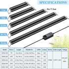 Aquarium Led Light  Full Spectrum Aquarium Plant Light With Timer  Extendable   