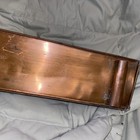 Vintage Copper Planter Plants Pot Patina Handmade Hammered Square Oblong Boho