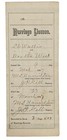 Antique 1897 Marriage License Certificate Wise County Texas Embossed Seal