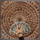 Large Altar Cloth  Web Of Wyrd Rune Cloth  Rune Mat With Rune Symbol  75x75 Cm