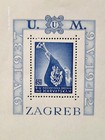 Croatia  b18 Mh  1942  heroes  Souv  Sheet Perf 12  Scott Value   24 00 For Nh 