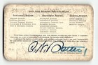 1916 Pennsylvania Lines West Of Pittsburgh Railroad Train Pass Heavy Card Stock