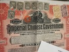 China 1911 Chinese Imperial Hukuang Rw 100 City Bank New York Gold Bond Loan