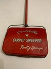 Vintage Tin Lithograph Cinderella Carpet Sweeper Child s Toy