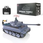 Used Us Stock 2 4ghz 1 16 7 0 Henglong Plastic Tiger I Rtr Ir Rc Tank 3818 Smoke