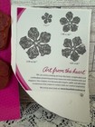 Heartfelt Creations Bold Vintage Floret Rubber Cling Stamps 4 Pc Set Hcpc-3501