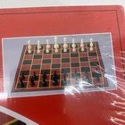 Chess Set Folding Board  Full Size Chess Pieces  Classic Game  new Sealed 