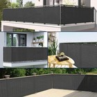4  5  6  Tall Fence Privacy Screen Shade Cover Windscreen Mesh Black   Green