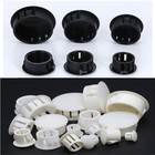 Black White Round Plastic Blanking End Caps Tube Pipe Inserts Plug Bung 5mm-60mm