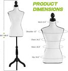 Height Adjustable Female Mannequin Manikin Dress Form Model Torso Body Display