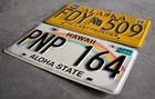 Set Of Real Used 2008 Alaska   Hawaii License Plates Ak Hi - Complete Your Run 