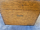 Antique Globe-wernicke Quarter Sawn Oak Card Index File Box Mission Cincinnati