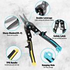 Duratech 10  Heavy Duty Aviation Snips Straight Cut Tin Snip Cutting Metal Sheet