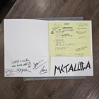 Metallica Folder W  Lyric Sheets  black Album    3 Prints  taken From Box Set 