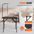 Uimoso Pet Dog Cat Grooming Table Arm With Clamp 32   Foldable Adjustable Height