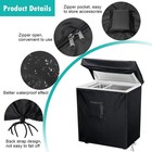 Stylish Black Chest Freezer Cover - Waterproof   Scratch-resistant For 3 5 Cu Ft