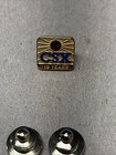 Csx Railroad 10 Year Service Award Pin Tie Tack 1 5 10k Gold Filled   2
