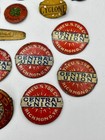 Antique Tobacco Tags Lot - Central Union Good Luck Cyclone Corn Juice