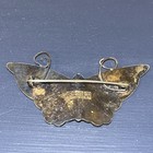 Vintage David Andersen Butterfly Pin Enamel Silver Large 925 Purple Red Green 2   