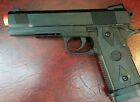 Black Finish Full Metal Heavy Duty Spring Airsoft Gun Pistol