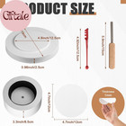 10 Pieces Large Microwave Kiln Kit For Glass Fusing And 50 Sheets Kiln Microwave