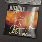 Metallica Signed Cd Reload  4 Members  Original  Vintage  Great Gifts  60s 80s 9