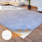 Non Slip Rug Pads Premium Pvc Prevents Carpet Slippage Large Size Rug Pad Eas   