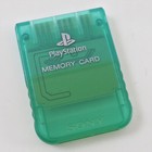 Ps Memory Card Emerald Scph-1020 Playstation Sony Official Made In Japan 2254