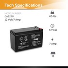 2  pack  12v 7ah For Apc Ups Sla Replacement Battery - Replaces Rbc51