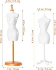 Female Mannequin Torso 4 Pcs Dress Form Manikin Body With Base Stand Heavy Duty