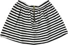 Kate Spade Toddler Black White Viscose Stripe Adjustable Coreen Skirt Sz 5 Yr