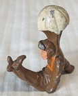    vintage Barclay Manoil Army Parachutist Dime Store Lead Soldier   