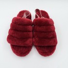 Ugg Fluff Yeah Slide Womens Size 8 Red Slippers Sandals