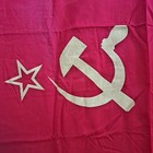 Flag Ussr Russia Vintage 1985y  31 5inch  63 Inch  80  160 Cm  Original cotton  a