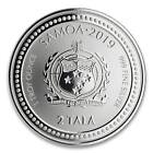 2019 Samoa Seahorse Silver Bu 1 Oz